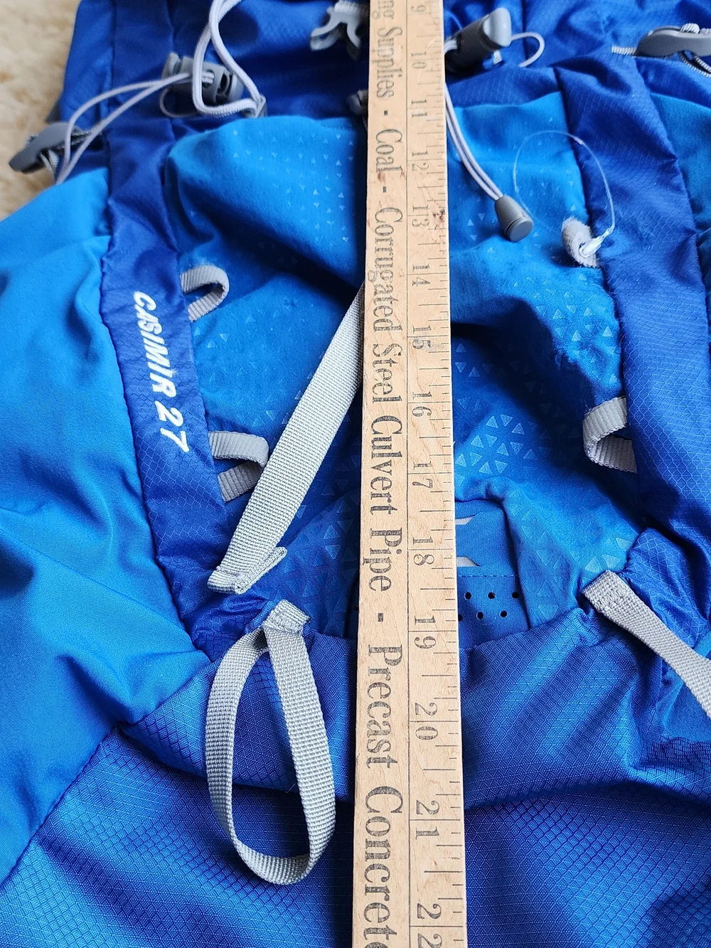 The North Face Blue Casimir Daypack with Gray Accents